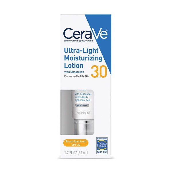 Cerave Ultra-Light Moisturizing Lotion with Sunscreen SPF 30 – 50 ml - Kbazar - Korean Cosmetics Store