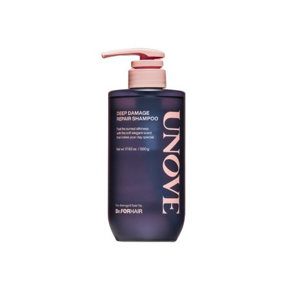 Dr.ForHair UNOVE DEEP DAMAGE REPAIR SHAMPOO 500ml - Kbazar Korean Cosmetics Store