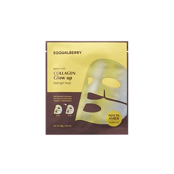 Eqqualberry Collagen Glow up Hydrogel Mask 30g - Kbazar - Korean Cosmetics Store