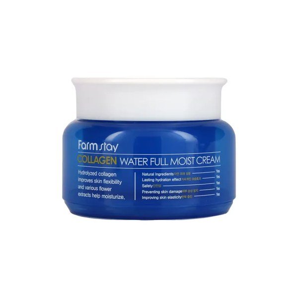 Farm Stay Collagen Water Full Moist Cream 100g - Kbazar - Korean Cosmetics Store