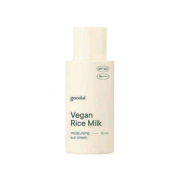 Goodal Vegan Rice Milk Moisturizing Sun Cream 50ml - Kbazar - Korean Cosmetics Store