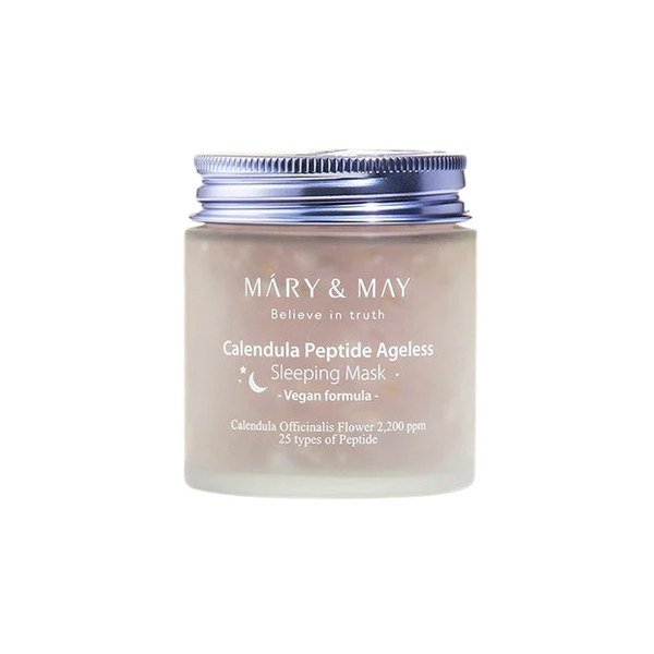 Mary&May Calendula Peptide Ageless Sleeping Mask 110g - Kbazar Korean Cosmetics Store