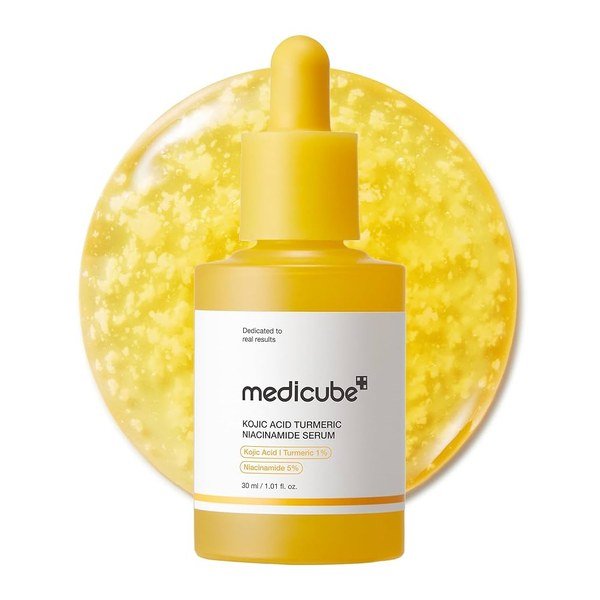 MEDICUBE Kojic Acid Turmeric Niacinamide Serum 30ml - Kbazar Korean Cosmetics Store