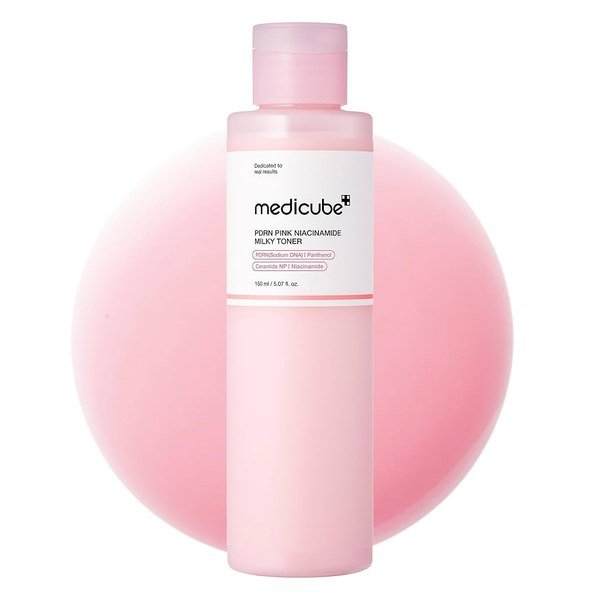 Medicube PDRN PINK NIACINAMAIDE MILKY TONER 150ml toner, face mist or essence price in Bangladesh at Kbazar