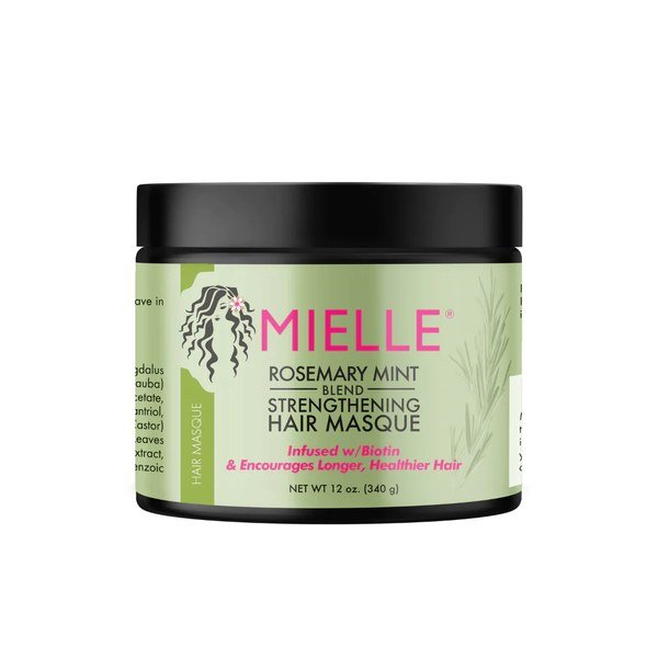 Mielle Rosemary Mint Strengthening Hair Masque 340g - Kbazar - Korean Cosmetics Store