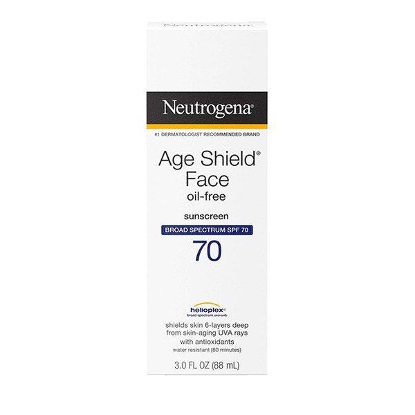 Neutrogena Age Shield Face Sunscreen 70 – 88ml - Kbazar Korean Cosmetics Store