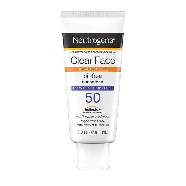 Neutrogena Clear Face Oil-Free Sunscreen SPF 30 (88ml) - Kbazar Korean Cosmetics Store