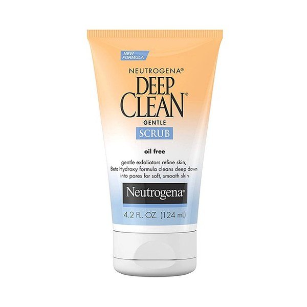Neutrogena Deep Clean Gentle Daily Facial Scrub 124ml - Kbazar Korean Cosmetics Store