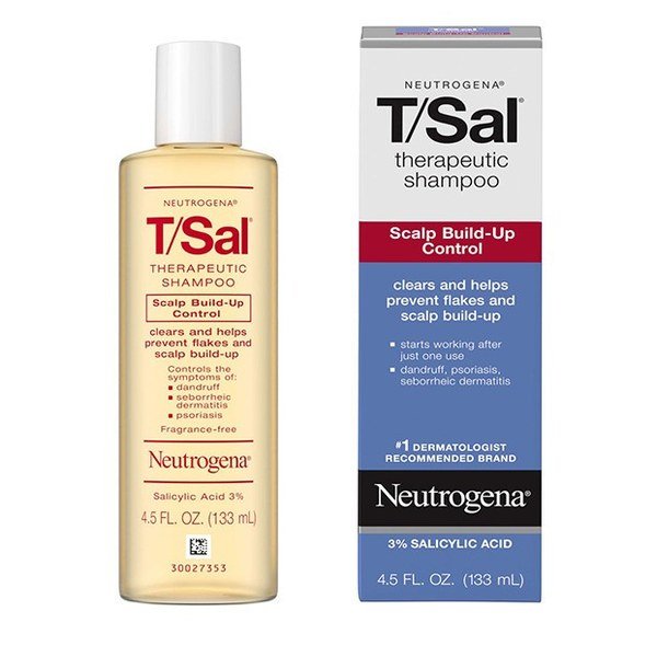 Neutrogena T/Sal Therapeutic Shampoo Scalp Build-Up Control 133ml - Kbazar Korean Cosmetics Store