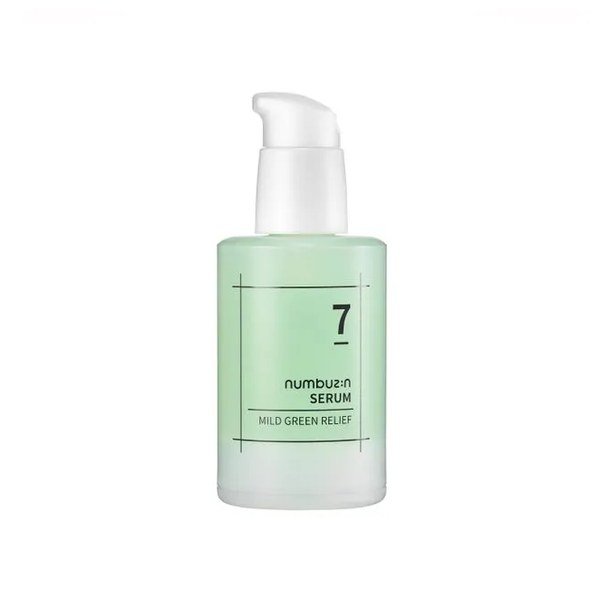Numbuzin No.7 Mild Green Soothing Serum 50ml - Kbazar - Korean Cosmetics Store