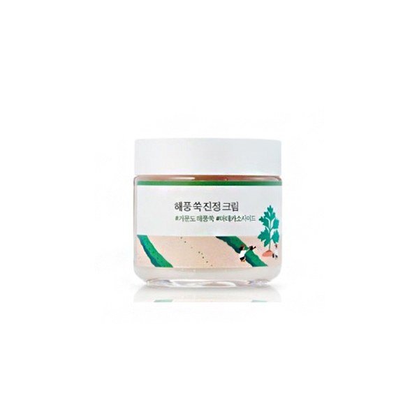 Round Lab Mugwort Calming Cream 80ml - Kbazar - Korean Cosmetics Store