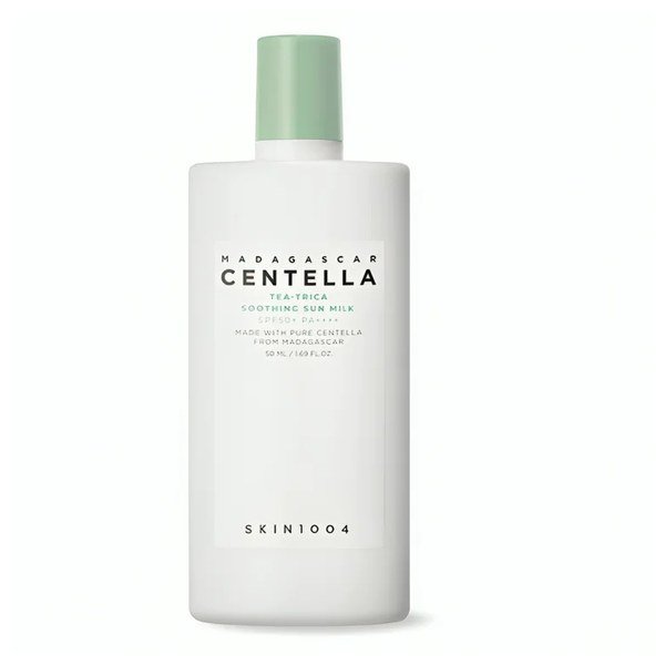 Skin1004 Madagascar Centella Tea-Trica Soothing Sun Milk 50ml - Kbazar Korean Cosmetics Store