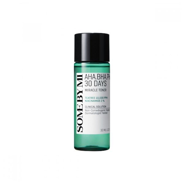 Some By Mi AHA BHA PHA 30 Days Miracle Toner 30 ml (mini) - Kbazar Korean Cosmetics Store