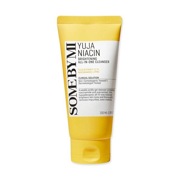 SOME BY MI Yuja Niacin Brightening All-In-One Cleanser 100ml - Kbazar Korean Cosmetics Store