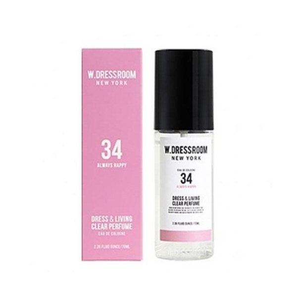 W.DRESSROOM Dress & Living Clear Perfume No.34 Always Happy 70ml - Kbazar Korean Cosmetics Store