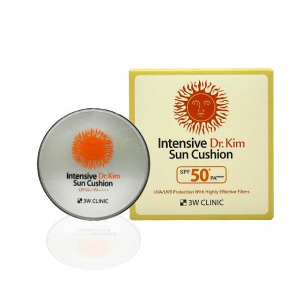 3W CLINIC Intensive Dr.Kim Sun Cushion – 15g (SPF50+ PA++++) - Kbazar - Korean Cosmetics Store