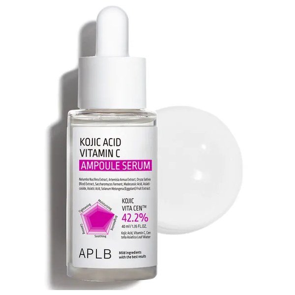 APLB Kojic Acid Vitamin C Ampoule Serum 40ml - Kbazar - Korean Cosmetics Store