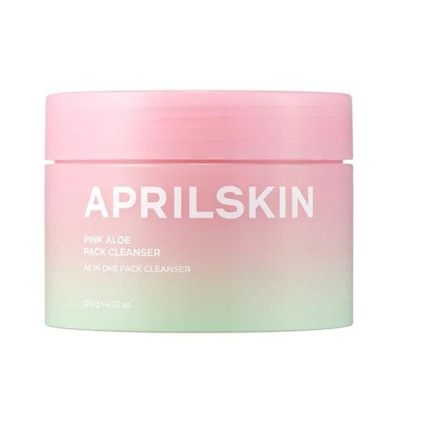 April Skin Pink Aloe Pack Cleanser 120g - Kbazar - Korean Cosmetics Store