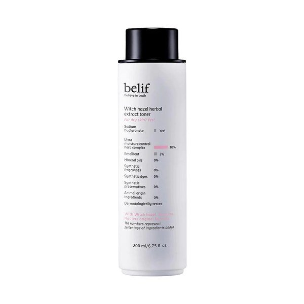 Belif witch hazel herbal extract toner 200ml - Kbazar - Korean Cosmetics Store