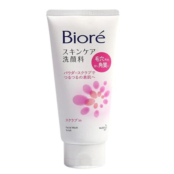 Biore Skincare Facial Wash Scrub For Dirty Pores and Dead Skin 130g - Kbazar - Korean Cosmetics Store