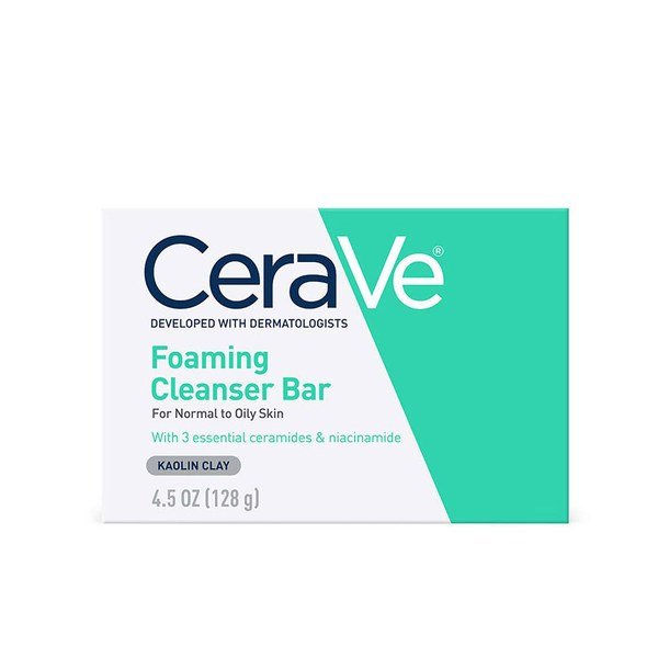 CeraVe Foaming Cleanser Bar – 128gm - Kbazar - Korean Cosmetics Store