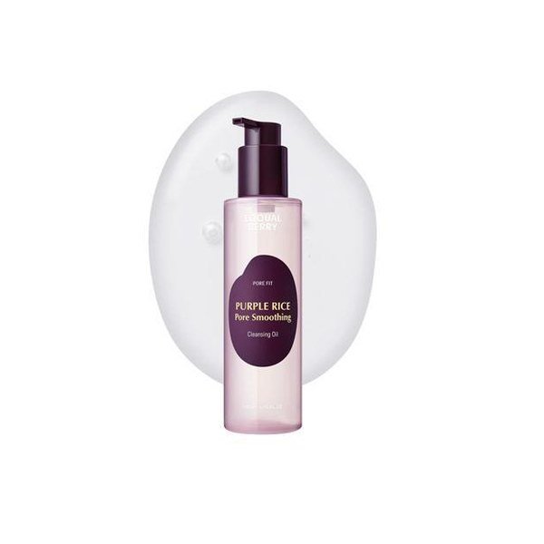 Eqqualberry Purple Rice Pore Smoothing Cleansing Oil 200ml - Kbazar - Korean Cosmetics Store