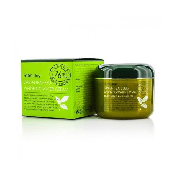Farm Stay Green Tea Seed Brightening Water Cream 100g - Kbazar - Korean Cosmetics Store