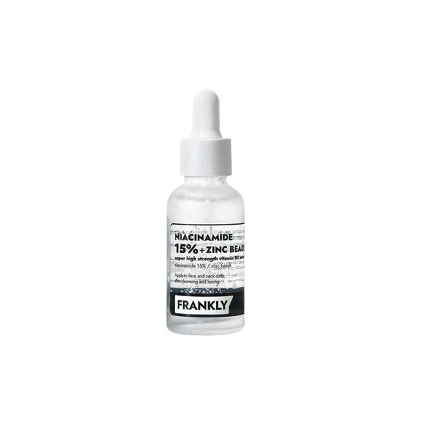 Frankly Niacinamide 15% Zinc Beads Serum 30ml - Kbazar - Korean Cosmetics Store