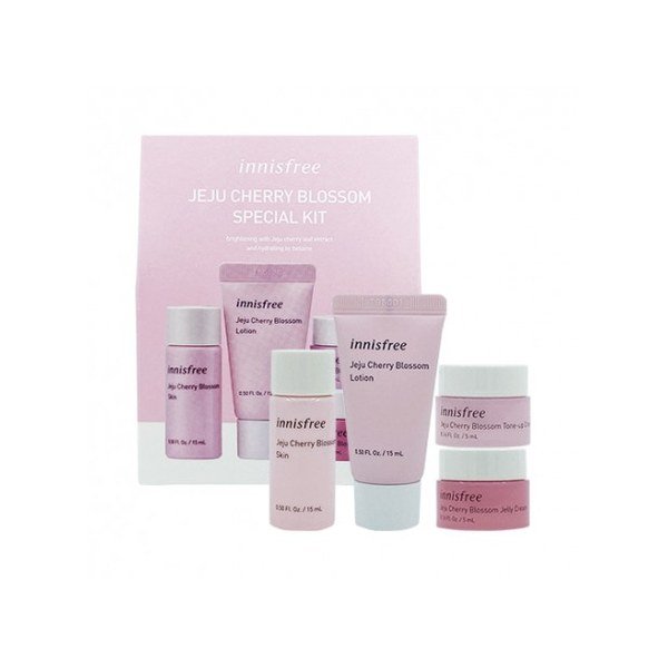 Innisfree Jeju Cherry Blossom Special Kit - Kbazar - Korean Cosmetics Store