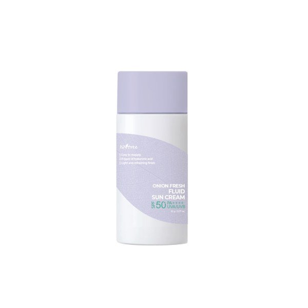 Isntree Onion Fresh Fluid Sun Cream 50ml - Kbazar - Korean Cosmetics Store