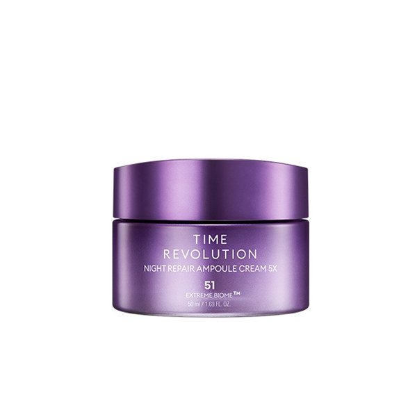 Missha Time Revolution Night Repair Ampoule Cream 5x 50ml - Kbazar - Korean Cosmetics Store