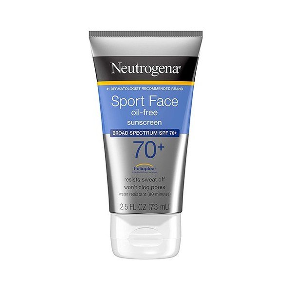 Neutrogena Sport Face Sunscreen SPF 70+ OilFree Facial Sunscreen Lotion 73ml - Kbazar - Korean Cosmetics Store