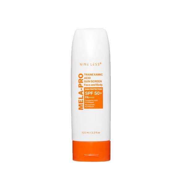 Nineless MELA-PRO Tranexamic Acid Sun Screen Face And Body Sun Protection SPF 50+ PA++++ 100ml - Kbazar - Korean Cosmetics Store
