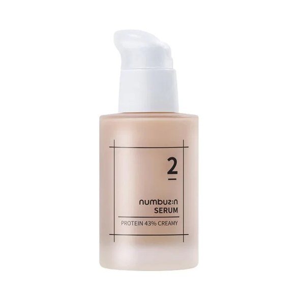 Numbuzin No.2 Protein 43% Creamy Serum 50ml - Kbazar - Korean Cosmetics Store