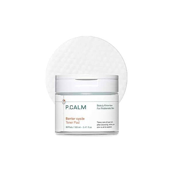 P.CALM Barrier Cycle Toner Pad 160ml - Kbazar - Korean Cosmetics Store