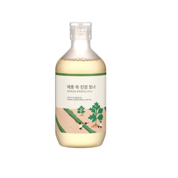 Round Lab Mugwort Calming Toner 300ml - Kbazar - Korean Cosmetics Store