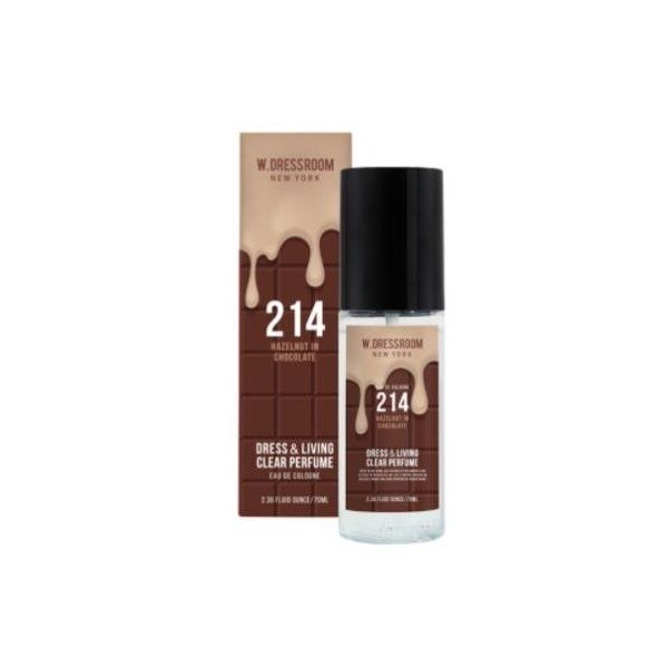 W.DRESSROOM Dress&Living Clear Perfume No.214 Hazelnut In Chocolate 70ml - Kbazar - Korean Cosmetics Store