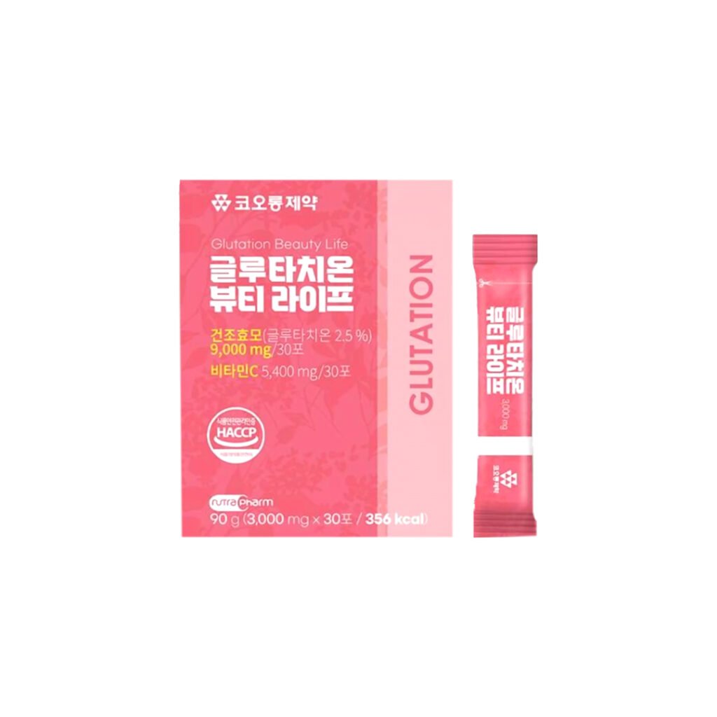 kolon Pharmaceutical Glutation Beauty Life 90g ( 3000 mg x 30 Packets ) - Kbazar - Korean Cosmetics Store