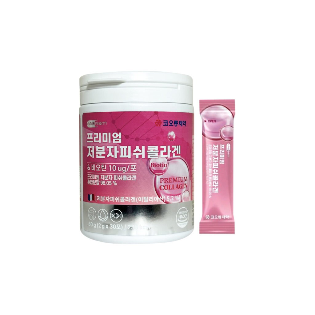 kolon Pharmaceutical Premium Low Molecular Fish Collagen 60 g ( 2g x 30 Packets ) - Kbazar - Korean Cosmetics Store