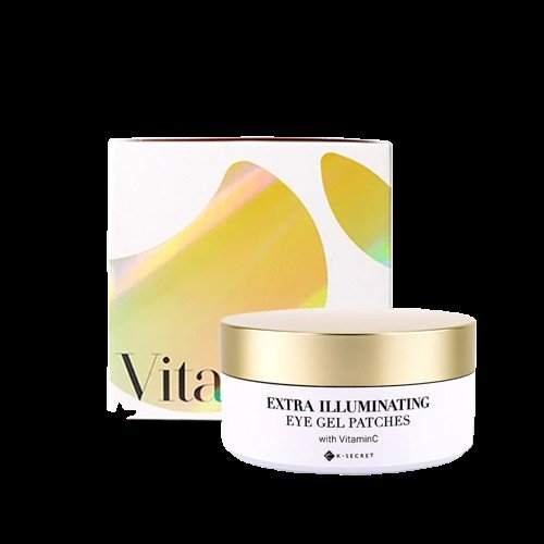 KSECRET Extra Illuminating Eye Gel Patches (VITAMIN C) 102g - Kbazar Korean Cosmetics Store
