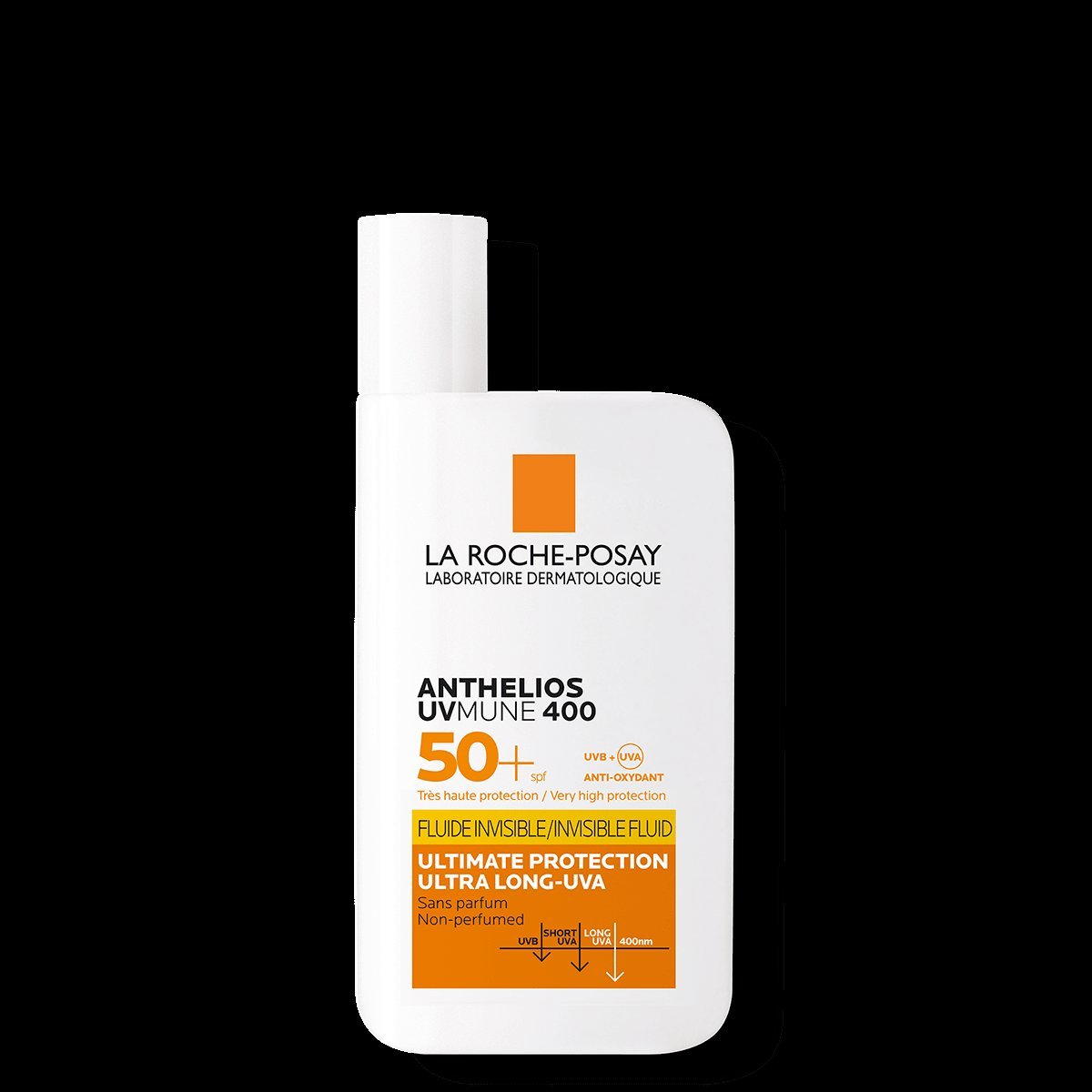 La Roche Posay Anthelios UVMune 400 Invisible Fluid SPF50+ Sun Cream 50ml - Kbazar Korean Cosmetics Store