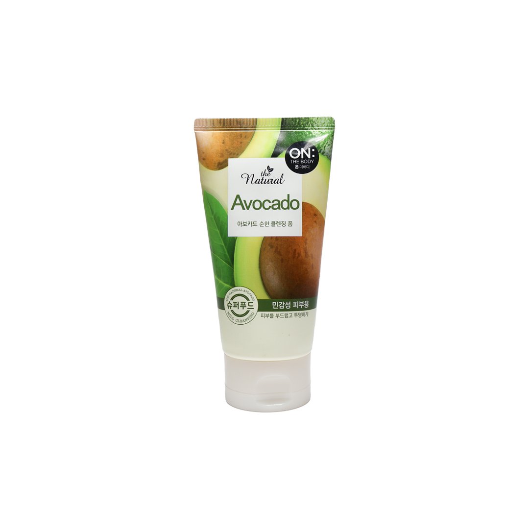 on the body The Natural Avocado Mild Cleansing Foam - 120 g - Kbazar - Korean Cosmetics Store