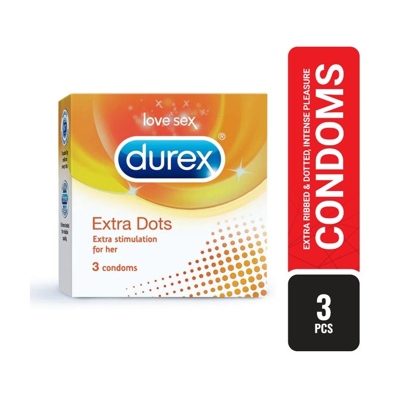 Durex Extra Thin Strawberry Flavoured - 3 Condoms - Kbazar Korean Cosmetics Store