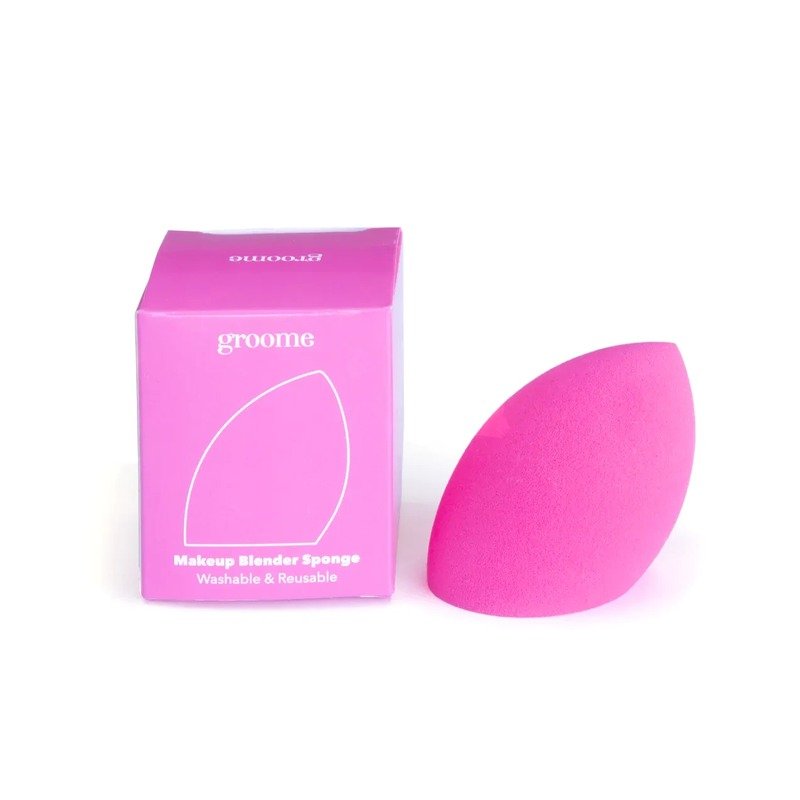 Groome Makeup Blender Sponge (Yellow) - Kbazar Korean Cosmetics Store