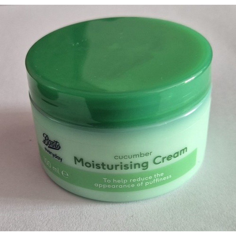 Boots Everyday Cucumber Moisturising Cream 100ml - Kbazar - Korean Cosmetics Store