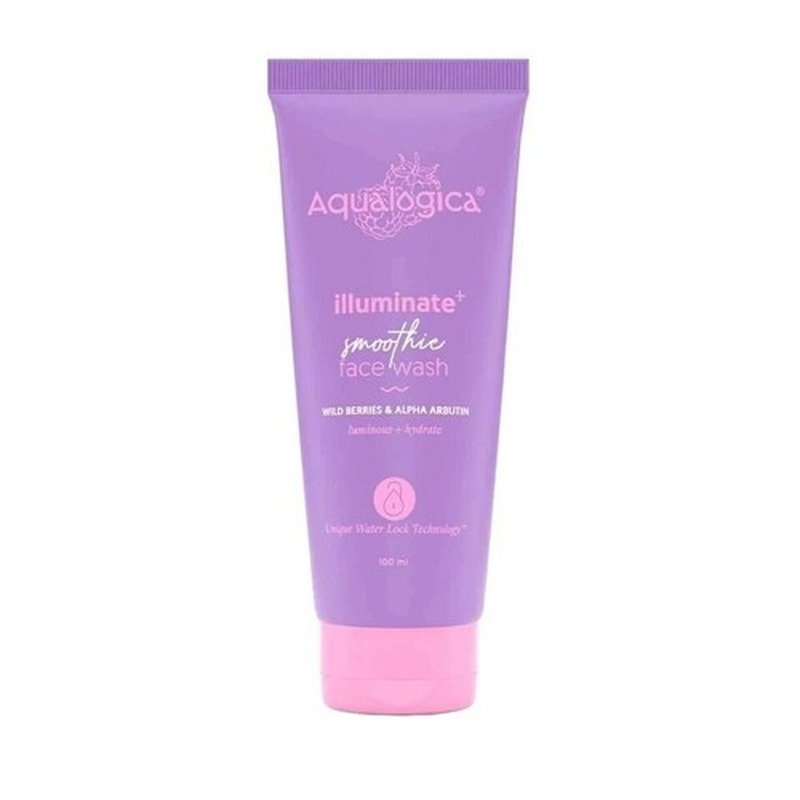 Aqualogica Radiance+ Smoothie Face Wash with Watermelon & Niacinamide for Clear & Oil-Free Skin 100ml - Kbazar - Korean Cosmetics Store