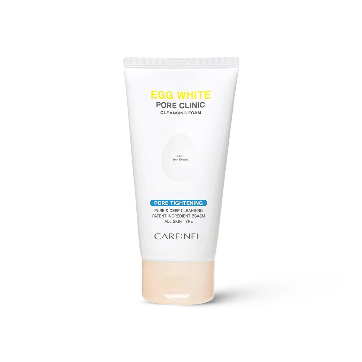 Carenel Egg White Pore Clinic Cleansing Foam 150ml - Kbazar - Korean Cosmetics Store