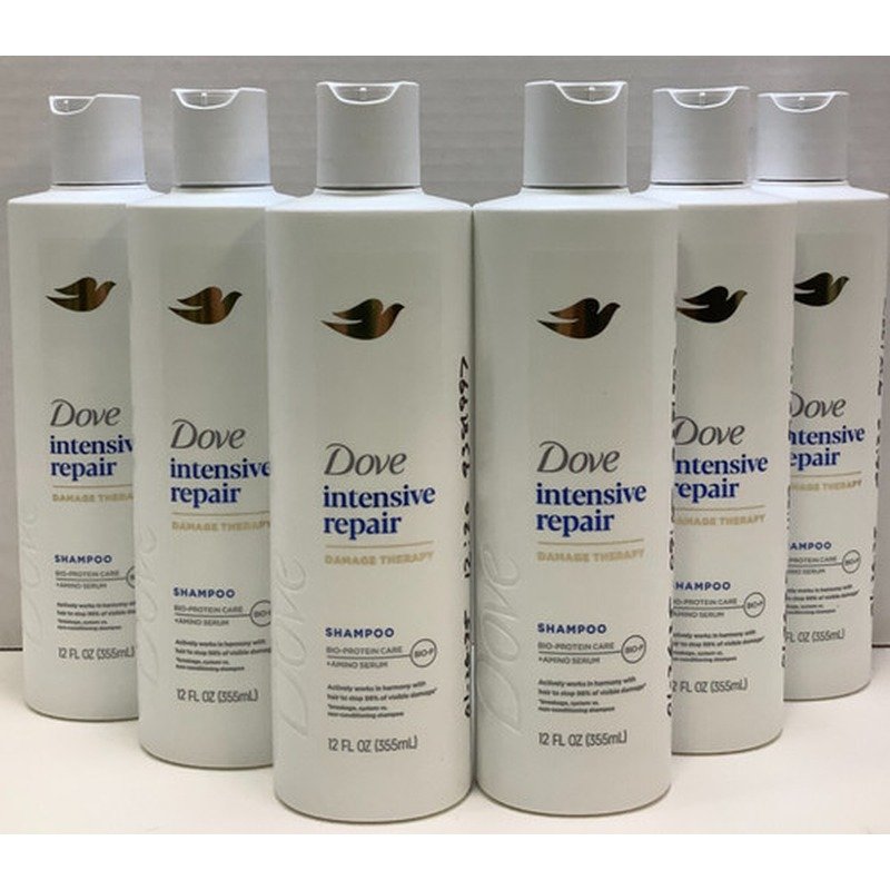 Dove Intense Repair Shampoo For Damaged Hair 330ml - Kbazar Korean Cosmetics Store
