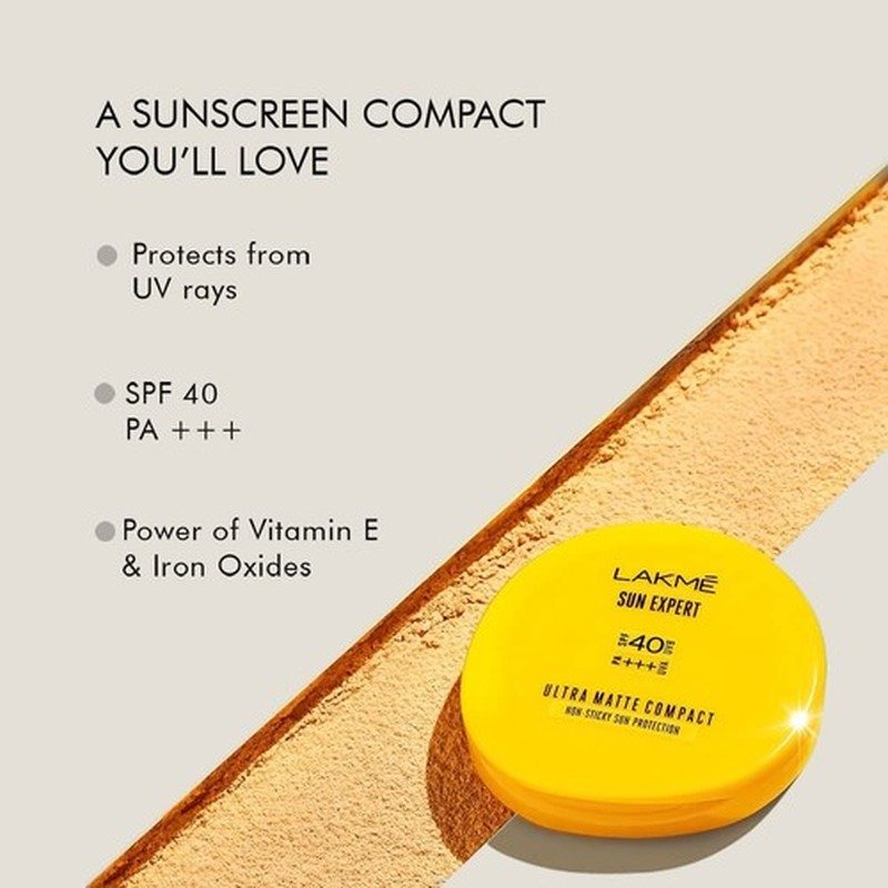 Lakme Sun Expert Ultra Matte SPF 40 PA+++ Compact - Kbazar Korean Cosmetics Store