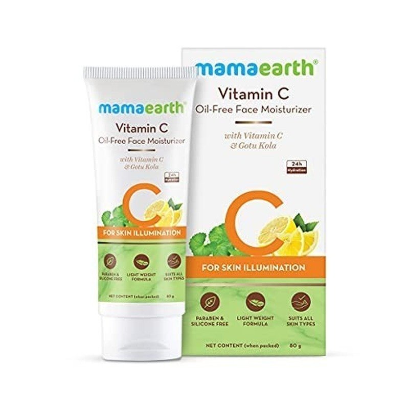 Mamaearth Vitamin C Oil-Free Face Moisturizer 80g - Kbazar - Korean Cosmetics Store